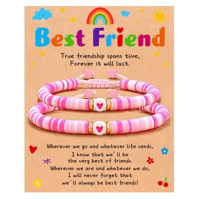SWIMLANCE-Best-Friend-Friendship-Bracelets-2-BFF-Matching-Heart-Bracelet-Women-Girls-Kid-Matching-bracelets-Friends-BFF-2-Teen-Birthday-Christmas-Jewelry